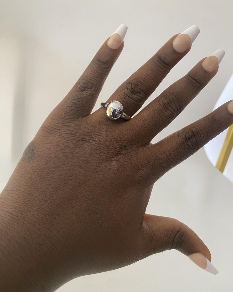 ALIYAH SILVER RING 10