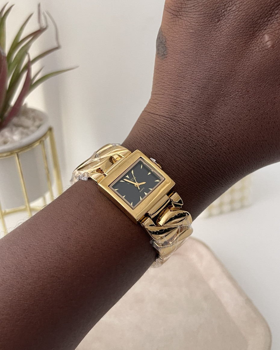 CUBAN GS BLACK WATCH