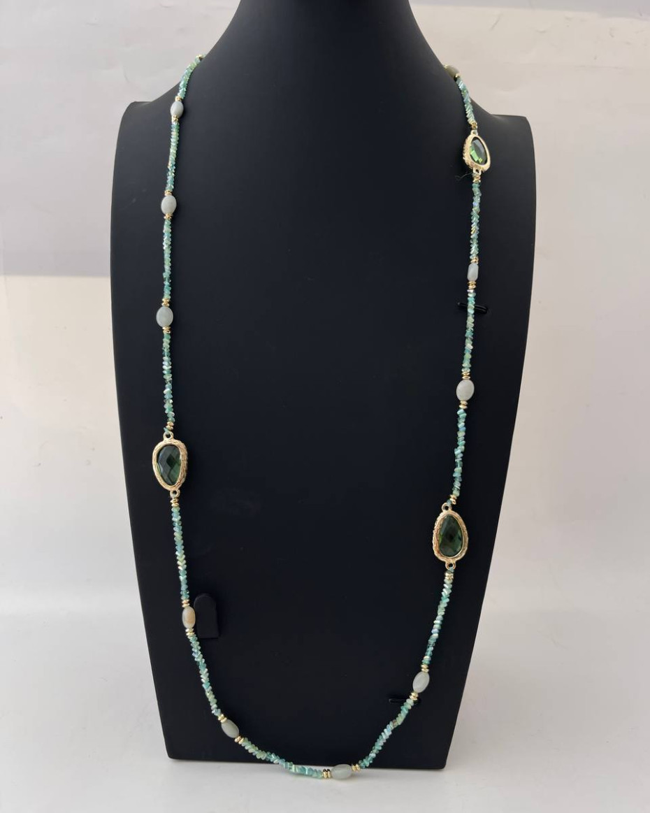 MINT GEM 2 NECKLACE