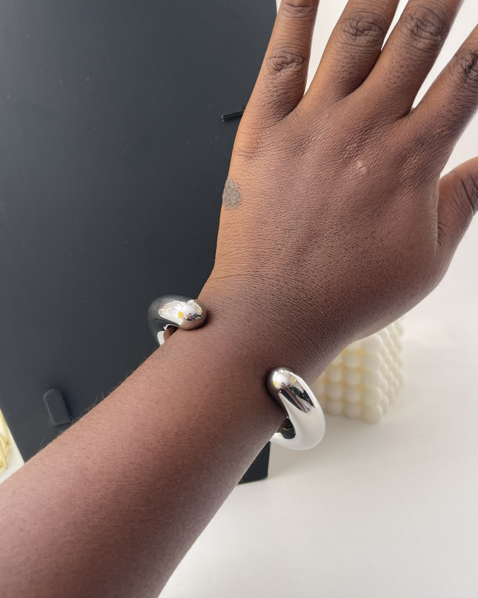 CALIFONIA SILVER BANGLE