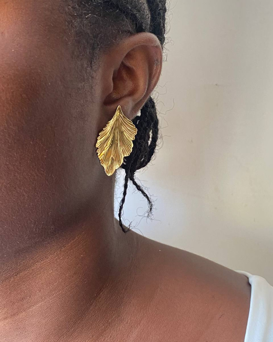 TEXTURED VAIN EARRING, photo 2
