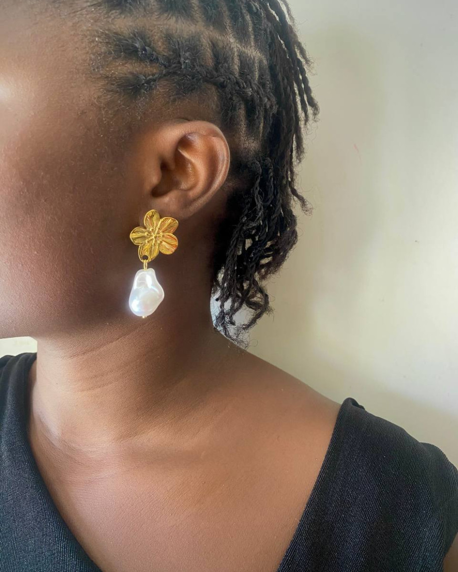 PETAL PEARL EARRING, photo 2