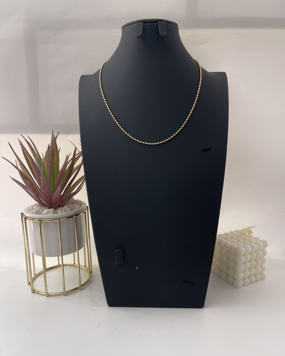 MINIMALIST LAYERED RICE NECKLACE