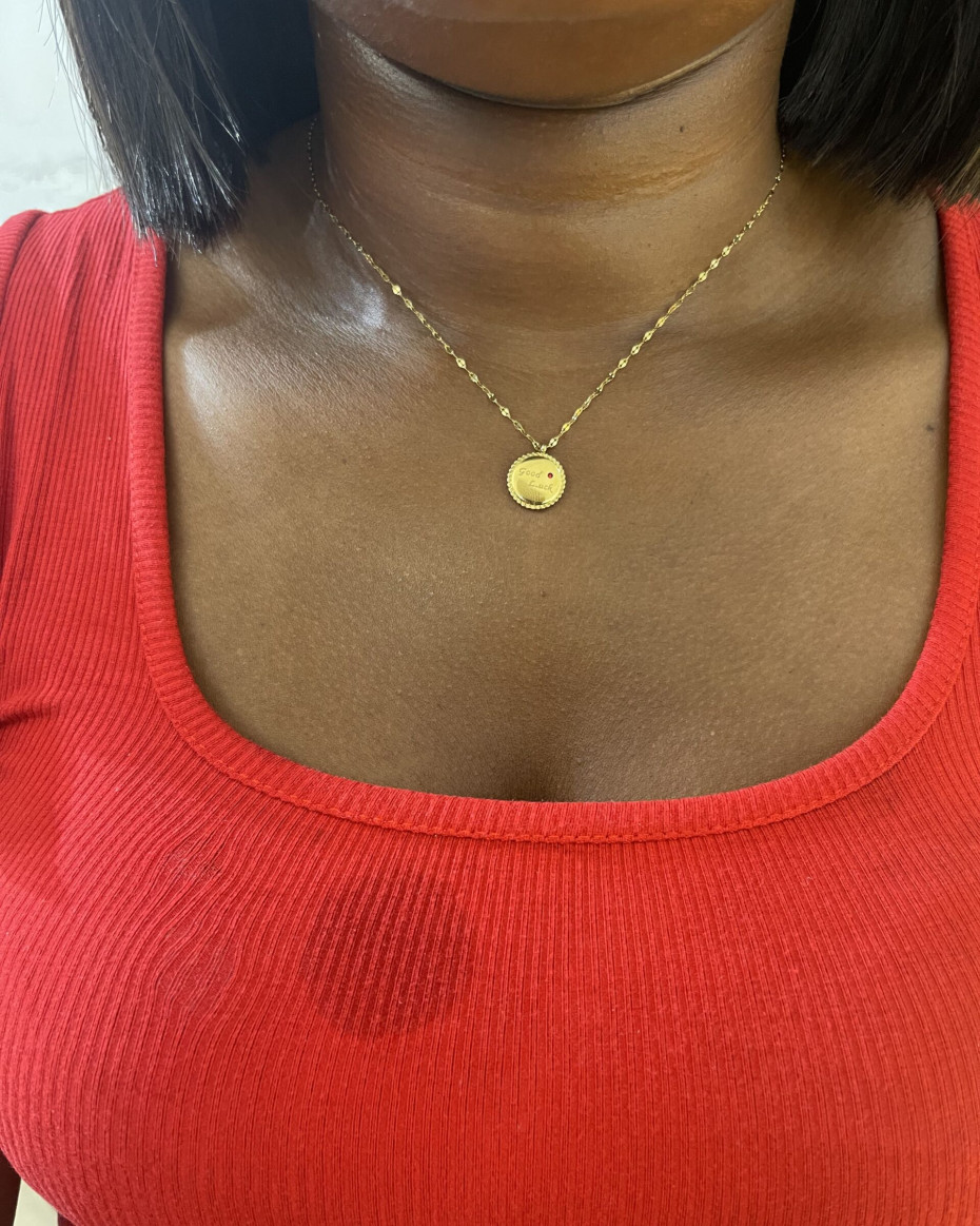 MINIMALIST GOODLUCK NECKLACE, photo 2