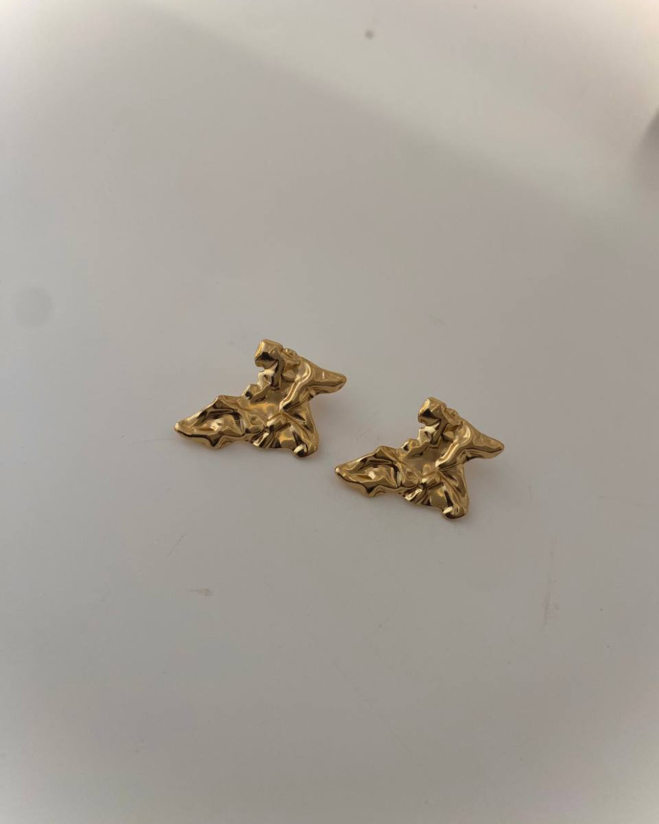 HAMMERED EARRING