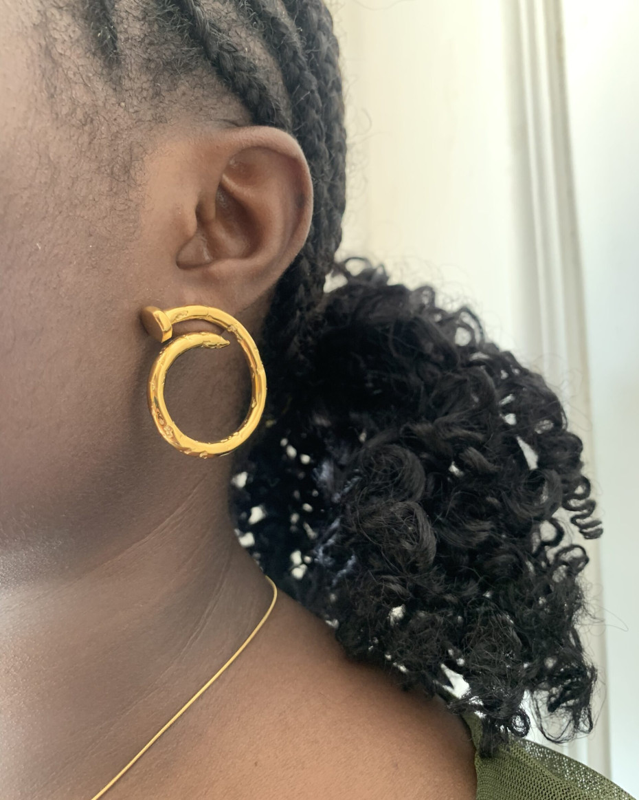 NAIL STUD EARRING, photo 2