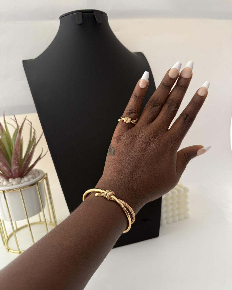ARGENTINA BANGLE AND RING GOLD