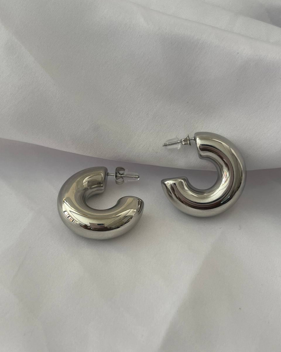 CUBA SILVER EARRING