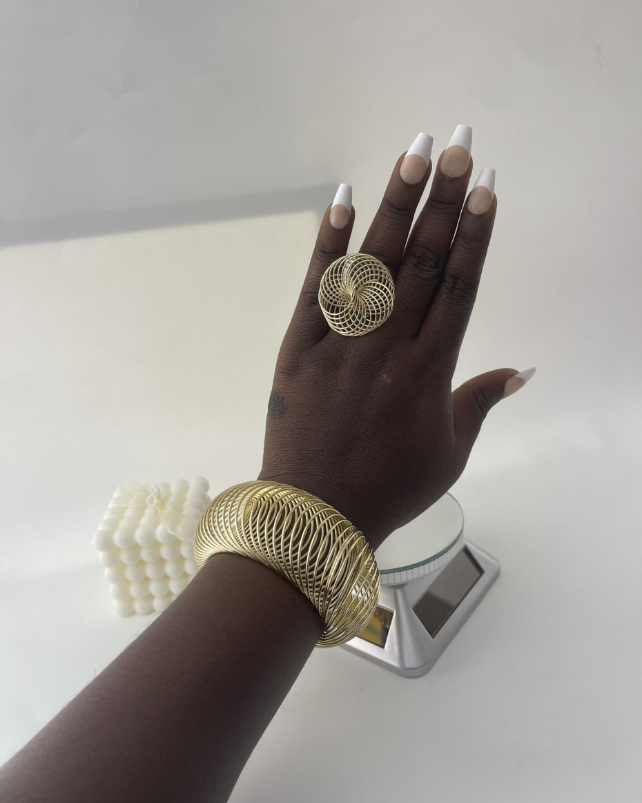 STRECHY BANGLE ND RING