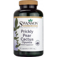 Swanson, Prickly Pear Cactus Opuntia, 650 mg - 180 Caps