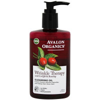 Avalon Organics, Wrinkle Therapy with CoQ10 & Rosehip Cleansing Oil - 8 oz.