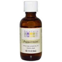 Aura Cacia, 100% Pure Essential Oil, Peppermint, Cooling - 2 fl oz (59 ml)