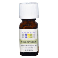 Aura Cacia, 100% Pure Essential Oil, Rose Absolute, Equalizing - 0.125 fl oz (3.7 ml)