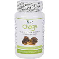 Sayan, Siberian Chaga Mushroom Extract Dietary Supplement, 420 mg - 90 Vegetarian Capsules