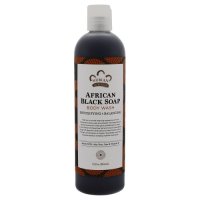 Nubian Heritage, African Black Soap, Body Wash - 13 fl. oz (384 ml)