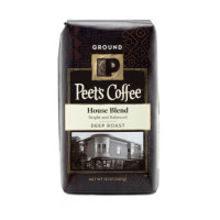 Peet's Coffee, House Blend Ground, Dark Roast -12 Ounce