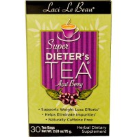 Natrol, Laci Le Beau, Super Dieter's Tea, Acai Berry, Caffeine Free, 30 Tea Bags - 2.63 oz