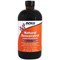 Now Foods, Natural Resveratrol, Liquid Concentrate - 16 fl oz (473 ml)