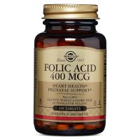 Solgar, Folic Acid, 400 mcg - 250 Tablets