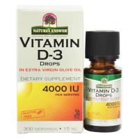 Nature's Answer, Vitamin D-3 Drops, 4000 IU - 0.5 fl oz (15 ml)