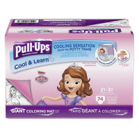 Pull-Ups, Cool & Learn Potty Training Pants for Girls, (Size: 2T~3T)