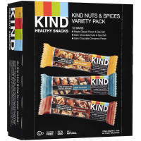 Kind, Nuts & Spices Variety Pack 3 Flavor Assortment - 1.4 Ounce (12 Bars)