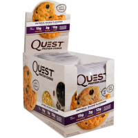 Quest Nutrition, Protein Cookie, Oatmeal Raisin, High Protein Low Carb, 12 Count - 2.22 oz