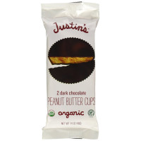 Justin's,  Organic Dark Chocolate Peanut Butter Cups - 1.4 oz (40 g)