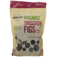 Woodstock, Black Mission Dried Figs - 10 oz (283 g) x 2Packs