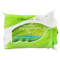 Organyc, Wet Wipes - 20 Pieces