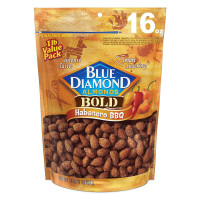 Blue Diamond Almonds, Bold Habanero BBQ - 16 oz (454 g)