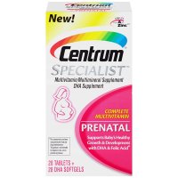 Centrum, Specialist, Complete Multivitamin, Prenatal Tablets and DHA Softgels -  56 Servin