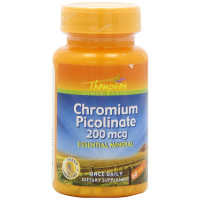 Thompson, Chromium Picolinate, 200 mcg - 60 Tablets