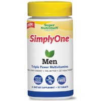 Super Nutrition, SimplyOne, Men, Triple Power Multivitamins - 90 Tablets