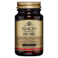 Solgar, Niacin (Vitamin B3), 100 mg - 100 Tablets