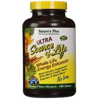 Nature's Plus, Source of Life, Ultra Whole Life Energy Enhancer With Lutein, No Iron - 180