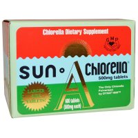 Sun Chlorella, Sun Chlorella A, 500 mg - 600 Tablets