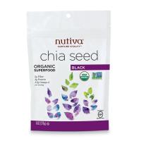 Nutiva, Organic Chia Seed, Black - 6 oz (170 g)