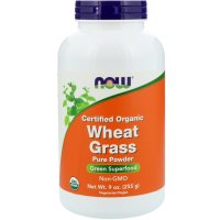 Now Foods, Certified Organic Wheat Grass - 9 oz (255 g)