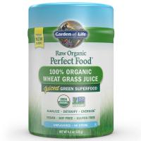 Garden of Life, Raw Organic Perfect Food, 100% Organic Wheat Grass Juice, Unflavored - 4.2