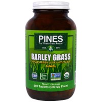 Pines International, Barley Grass - 500 Tablets