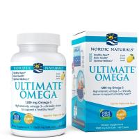 Nordic Naturals, Ultimate Omega, 1,280 mg, Lemon Flavor - 60 Soft Gels