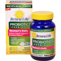 ReNew Life, Women’s Daily Probiotics + Organic Prebiotics - 60 Vegetable Capsules