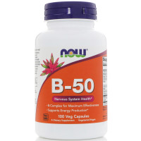 Now Foods, B-50 - 100 Veg Capsules