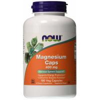 Now Foods, Magnesium Caps, 400 mg - 180 Veggie Caps