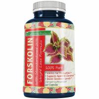 California Products, 100% Pure Forskolin Extract, 250 mg - 60 Capsules