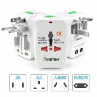 Insten Universal World Wide, Travel Charger Adapter Plug - White