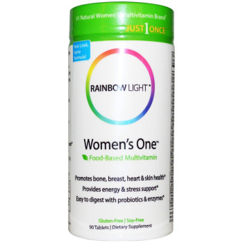 Rainbow Light, Just Once, Women's One, Food-Based Multivitamin - 90 Tablets