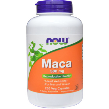 Now Foods, Maca, Reproductive Health, 500 mg - 250 Veggie Caps