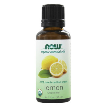 Now Foods, Organic Essential Oils, Lemon - 1 fl oz (30 ml)